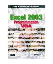 Excel 2003 Programmation VBA