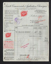 LEVALLOIS-PERRET (92) CHEMISCHE ANWENDUNGEN / Calciumcarbid "META" 1937