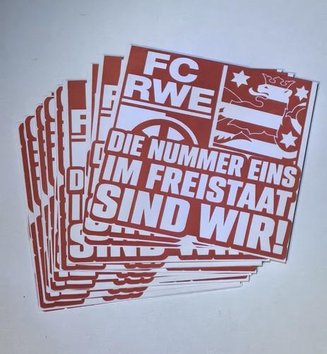 Rot weiß erfurt sticker - rot,