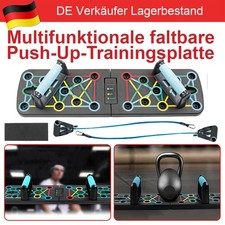 Liegestützebrett Push Up Board inkl. Widerstandsbänder Liegestütze Brett 20-in-1