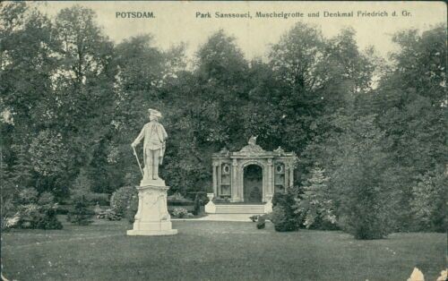 Ansichtskarte potsdam park - ansichtskarte,