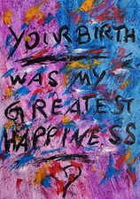 Gemälde - Liebe / Geburt /