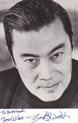 Burt kwouk originalautogramm - burt,