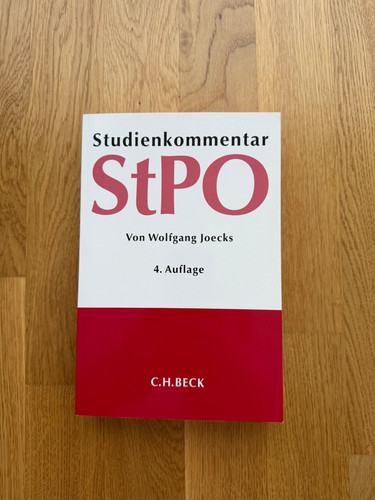 Stpo studienkommentar wolfgang - stpo,