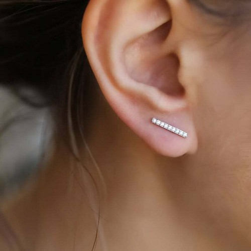 Diamant ohrstecker paar - diamant,