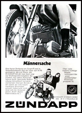 Zündapp KS 100, originale Werbung aus  1970  " Männersache "