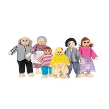 6 Biegepuppen Beluga Familie