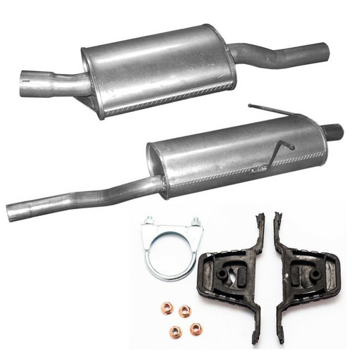 Komplette auspuff anbausatz - auspuff,