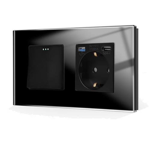 Lichtschalter steckdose usb - lichtschalter,