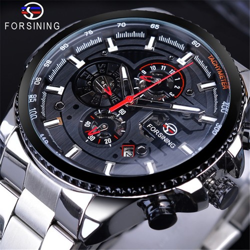 Luxus herren edelstahl uhr - luxus,