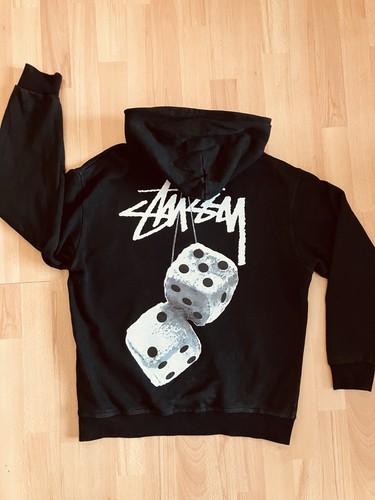 Stussy hoodie size black - stussy,