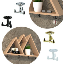 Drehhaken Unterbauhaken Garderobenhaken Deckenhaken Dreifachhaken drehbar