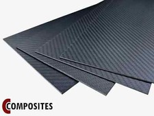 Carbon-Platte 665 x 500 mm CFK (matt) - Stärke 0,5 bis 5,0 mm  Kohlefaser Karbon