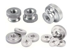 Vernickelte Kohlenstoffstahl gerändelte Daumenmutter für Schrauben - M3 M4 M5 M6 M8