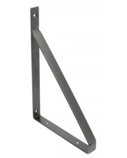 2er Regalhalter Metall Schwarz