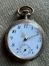 Antike Taschenuhr Silber Zylinderhemmung - 44 mm ca. 1920