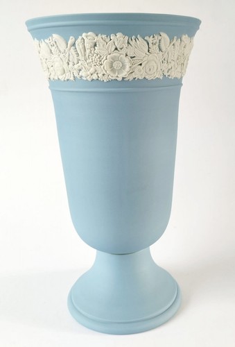 Wedgwood blauer jaspis - blauer, vase