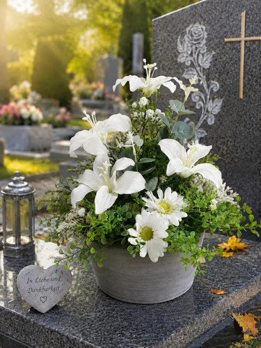 Weiße lilie und rosen - und,