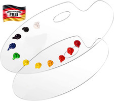 Kunststoff Farbpalette oval
