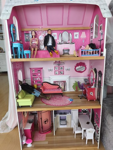 Barbie haus mit zubehör - mit,