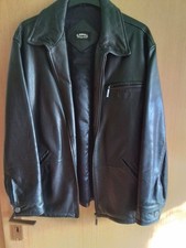 Camel  Herren Lederjacke Gr. 50 schwarz  echtes Leder, gefüttert