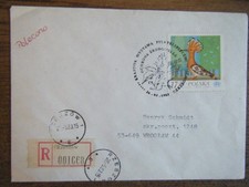 Polen R-Brief Inland Einzelfrankatur Mi 2852 Frankatur: Wiedehopf, Vögel