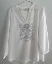 Weiße Bluse Größe M /L