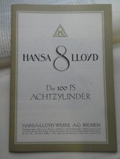 HANSA 8 LLOYD Achtzylinder