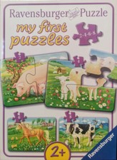 Ravensburger Unsere Lieblingstiere 07077 Kinderpuzzle my first puzzles ab 2 NEU