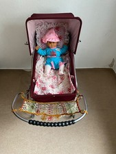 Zekiwa Puppenwagen, Kombiwagen DDR, gebraucht, rot, guter Zustand