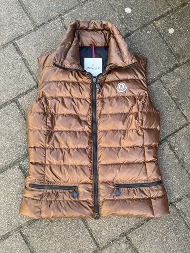 Vintage moncler weste braun - vintage,