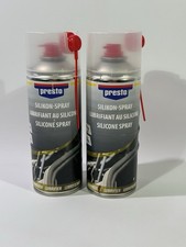 2x Silikon-Spray 400ml Gleitspray Gummi Kunststoffpflege Schmierstoff Schmieren