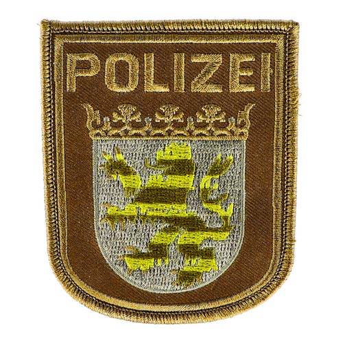 Abzeichen polizei hessen tarn - polizei,