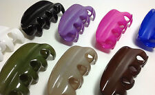 2 x Haarklammer HAPPY Farbe wählbar Made in Italy 9 cm haarschonend TREND