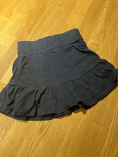 Rock Glockenrock mit Gummizug Gr. 104/110 dunkelblau uni