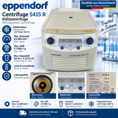 Eppendorf centrifuge 5415 - eppendorf, r