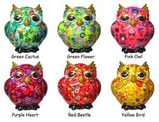 Spardose Eule aus Keramik