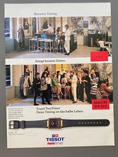 Tissot TwoTimer 80s retro 1988 Vintage Watch Ad Werbung Reklame