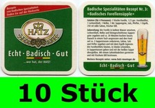10 Bierdeckel Hatz Moninger