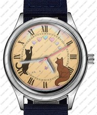 Silhouette Katze Und Fuchs