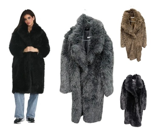 Damen winter warm kunstfell - winter,