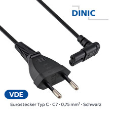 Netzkabel Eurostecker-IEC C7