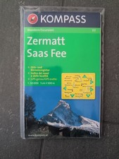 Kompass Karte 117 Zermatt Saas Fee