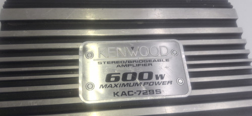 Kenwood kac 729s - kenwood, channel