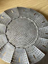 DDR (N)Ostalgie Metall-Siebeinsatz Dampf-Einsatz f. Töpfe, Einsatzsieb, gebr.