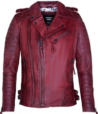 Herren weinrot leder - herren,