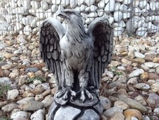 Gartenfigur, Steinguss, Adler