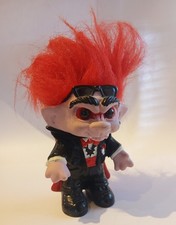 Monster Troll Figur 1993 – Vampir / Dracula Troll mit rotem Haar - Ideal/Ace