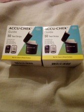 2 Lot ACCU-CHEK Glucose Blood