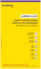 Safety Card / Vueling/ Airbus